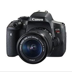 Canon EOS Rebel T6i Digital SLR with EF-S 18-55mm IS STM Lens Wi-Fi Enabled